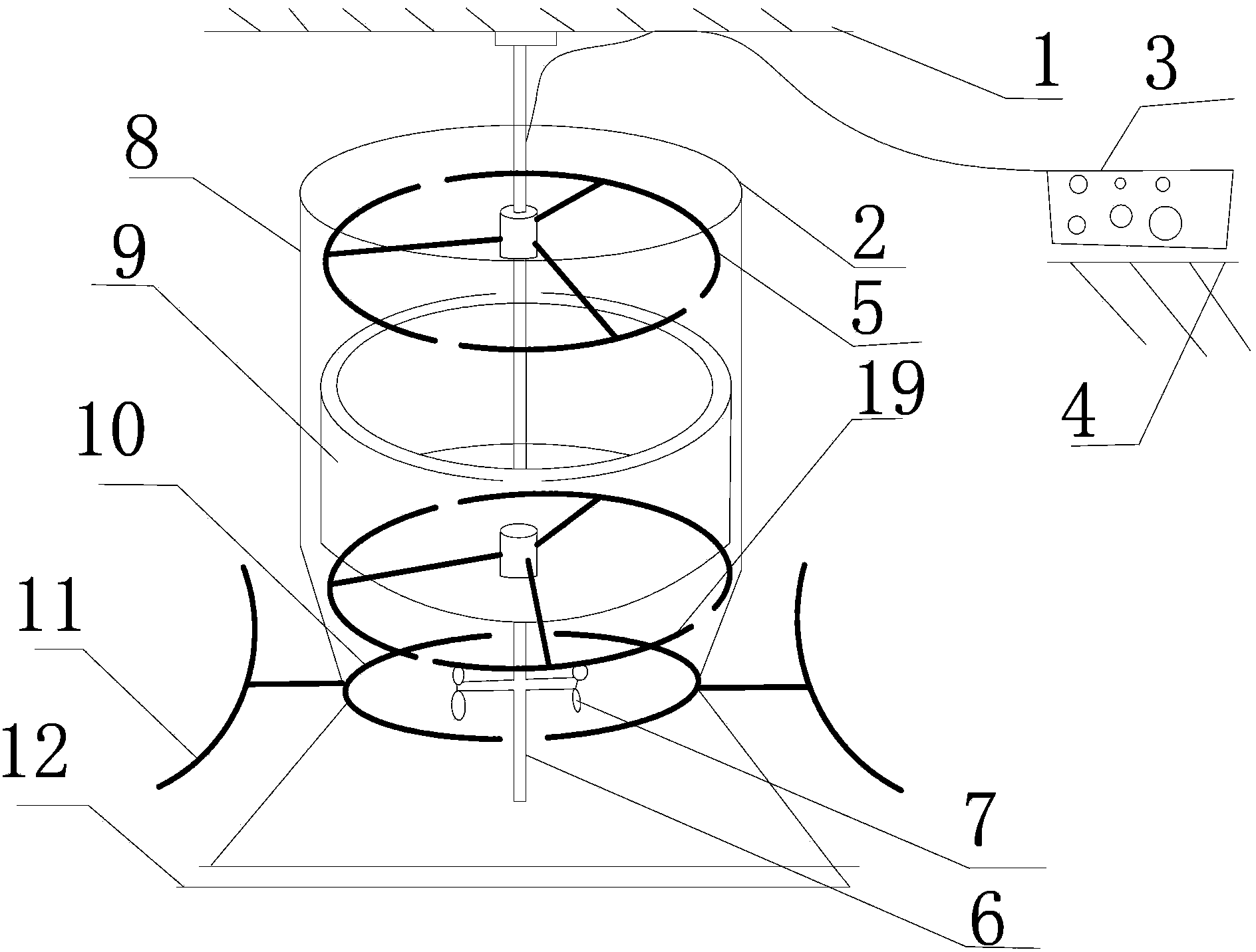 Synchronous cylinder shaping device installed on circular weaving machine