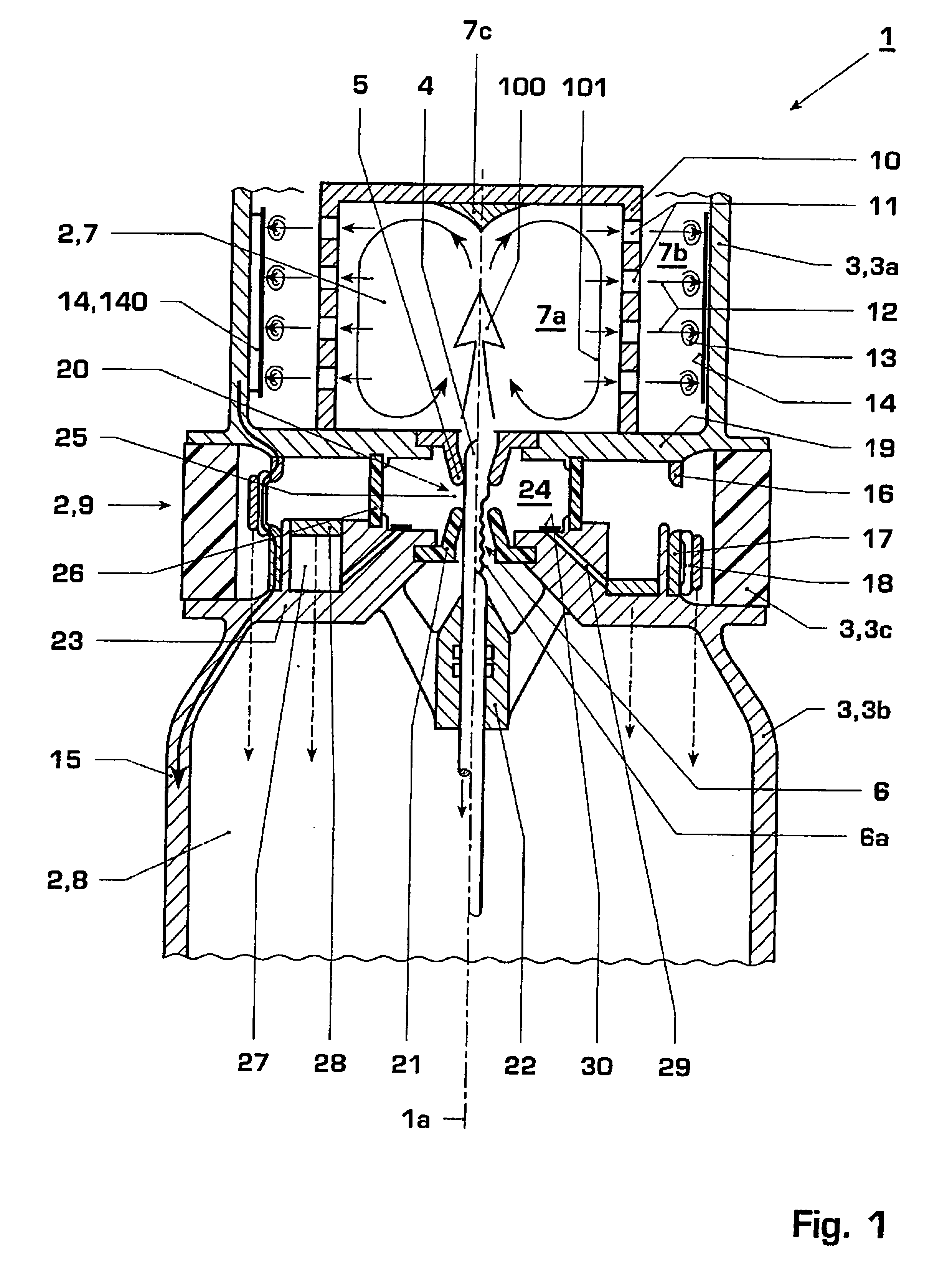 Generator circuit breaker with improved switching capacity