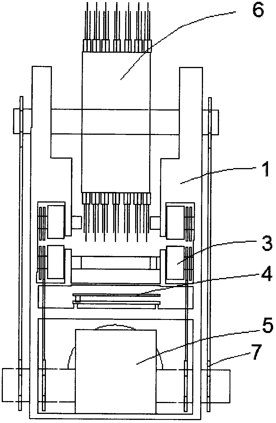 Shoe making cloth processing device