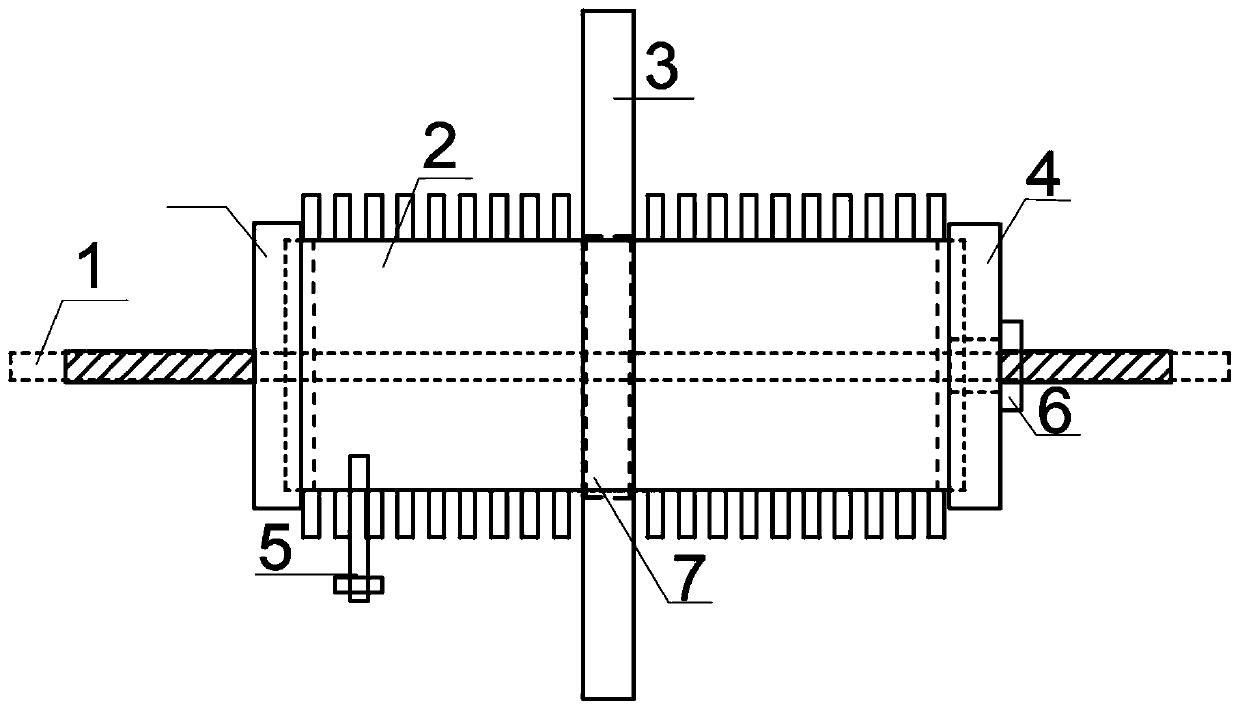 High-temperature-resistant sealing device for lead