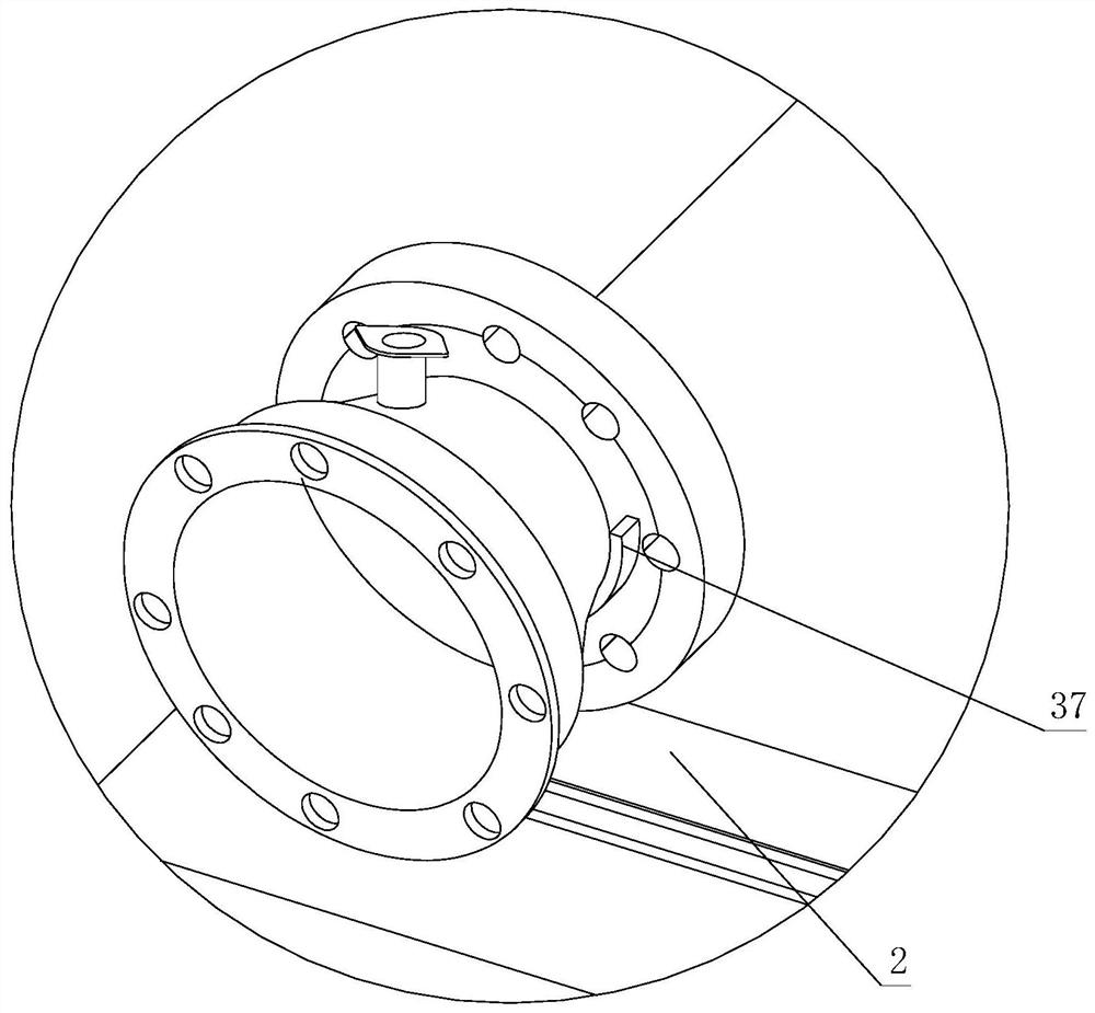 Automatic assembling device for floating ball valve