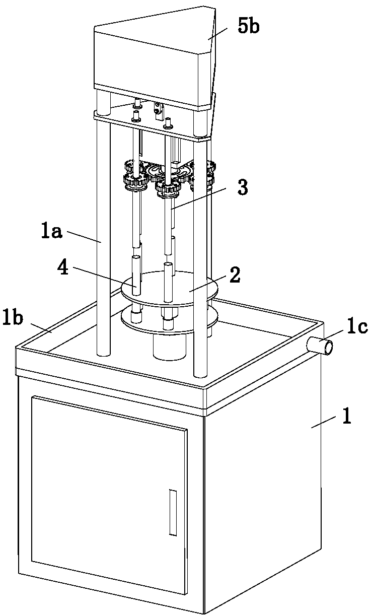 Test tube scrubbing machine