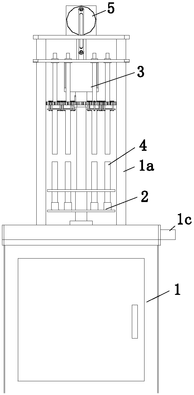 Test tube scrubbing machine