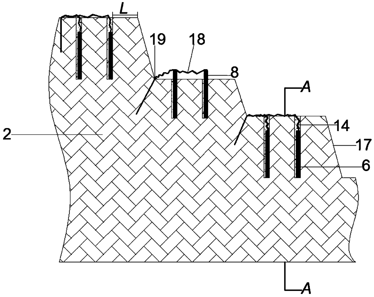 Supercritical CO2 point type jet impingement gas explosion-induced coal and rock mass cracking method