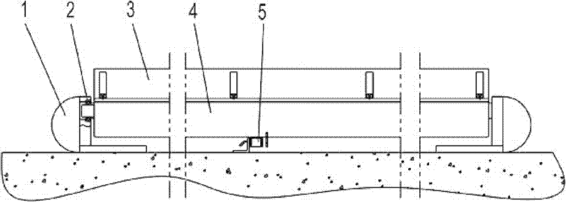 Vehicle chassis height detecting device