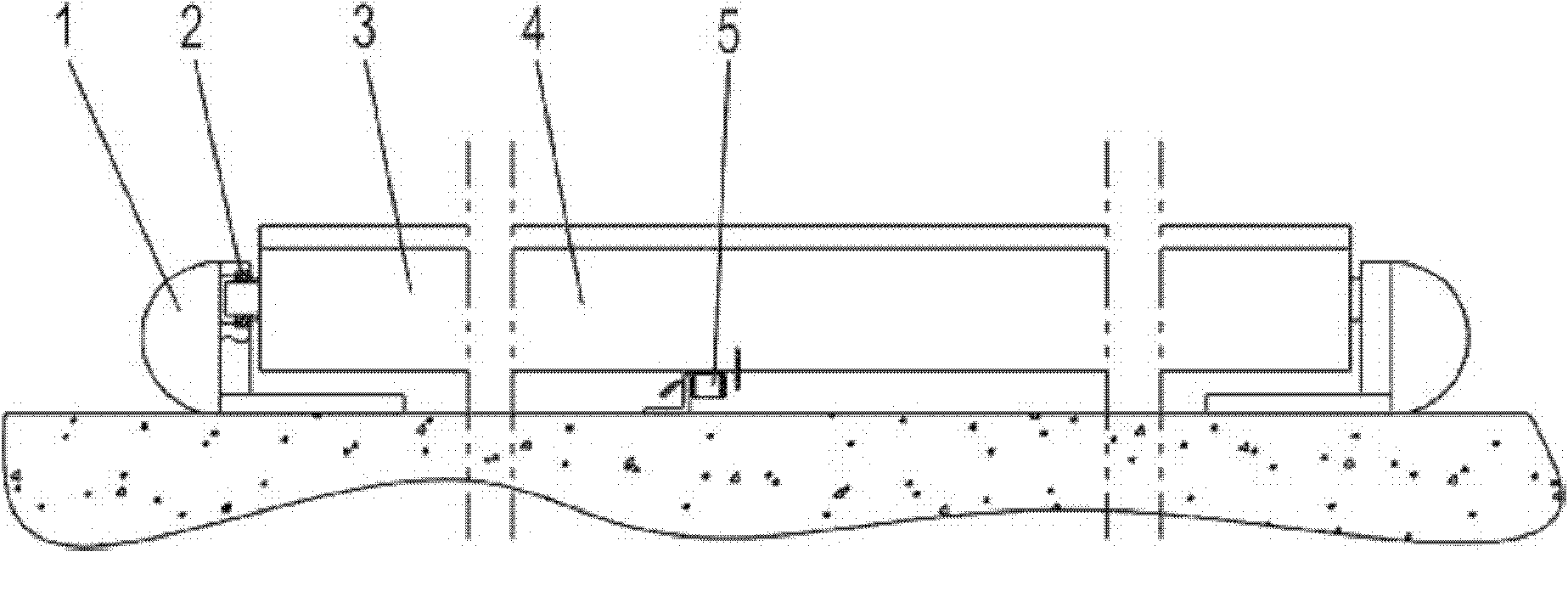 Vehicle chassis height detecting device