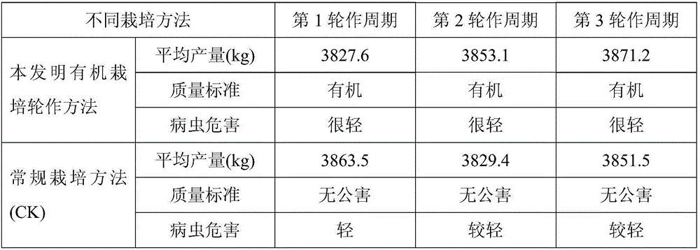 Paddy-upland rotation organic cultivation method of premature eggplant