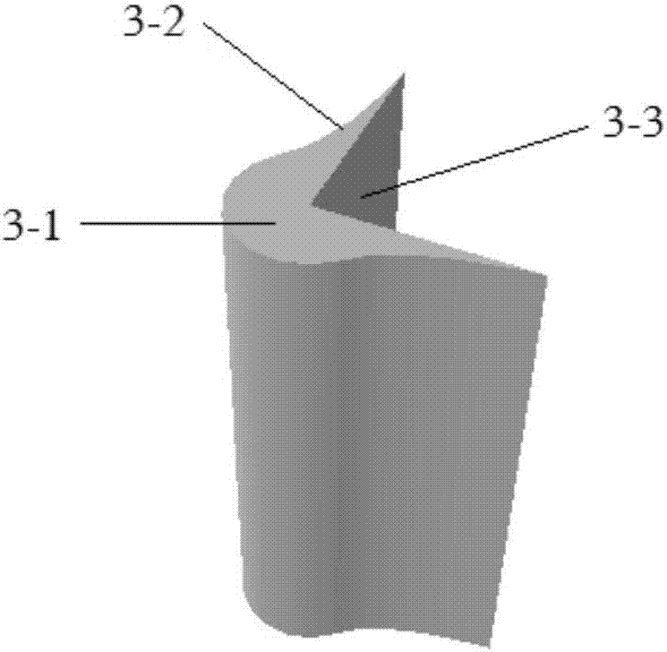 Novel FRP profile chamfering block and application thereof