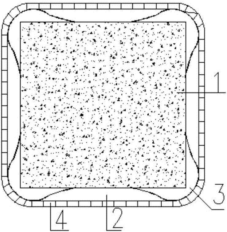 Novel FRP profile chamfering block and application thereof