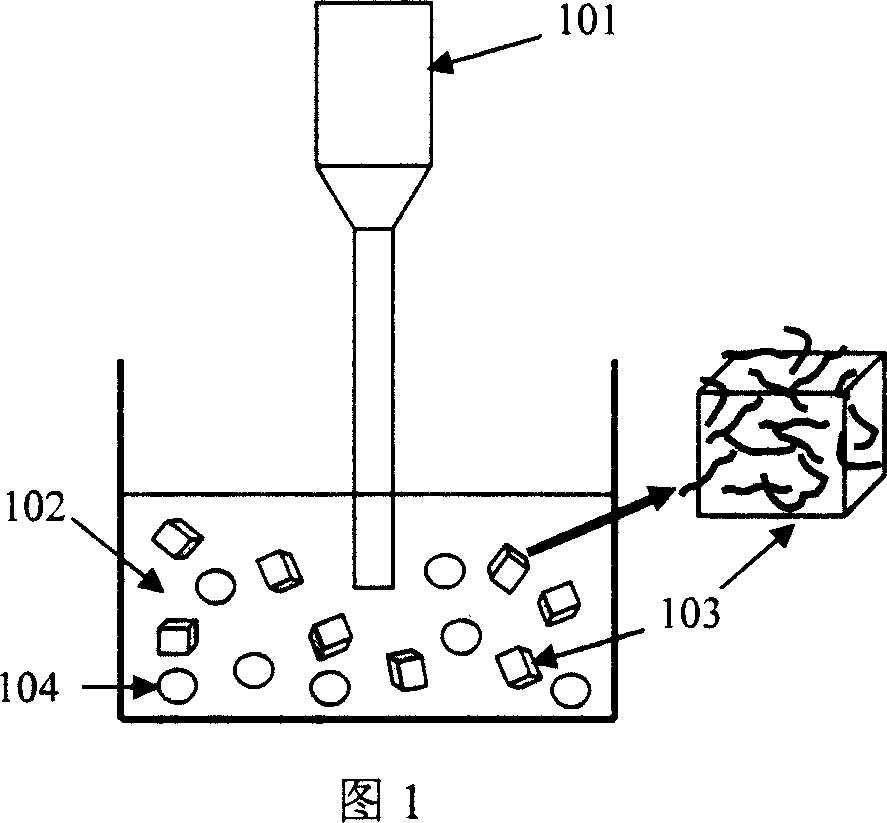 Nano carbon pipe composite field-emission source and manufacturing method thereof