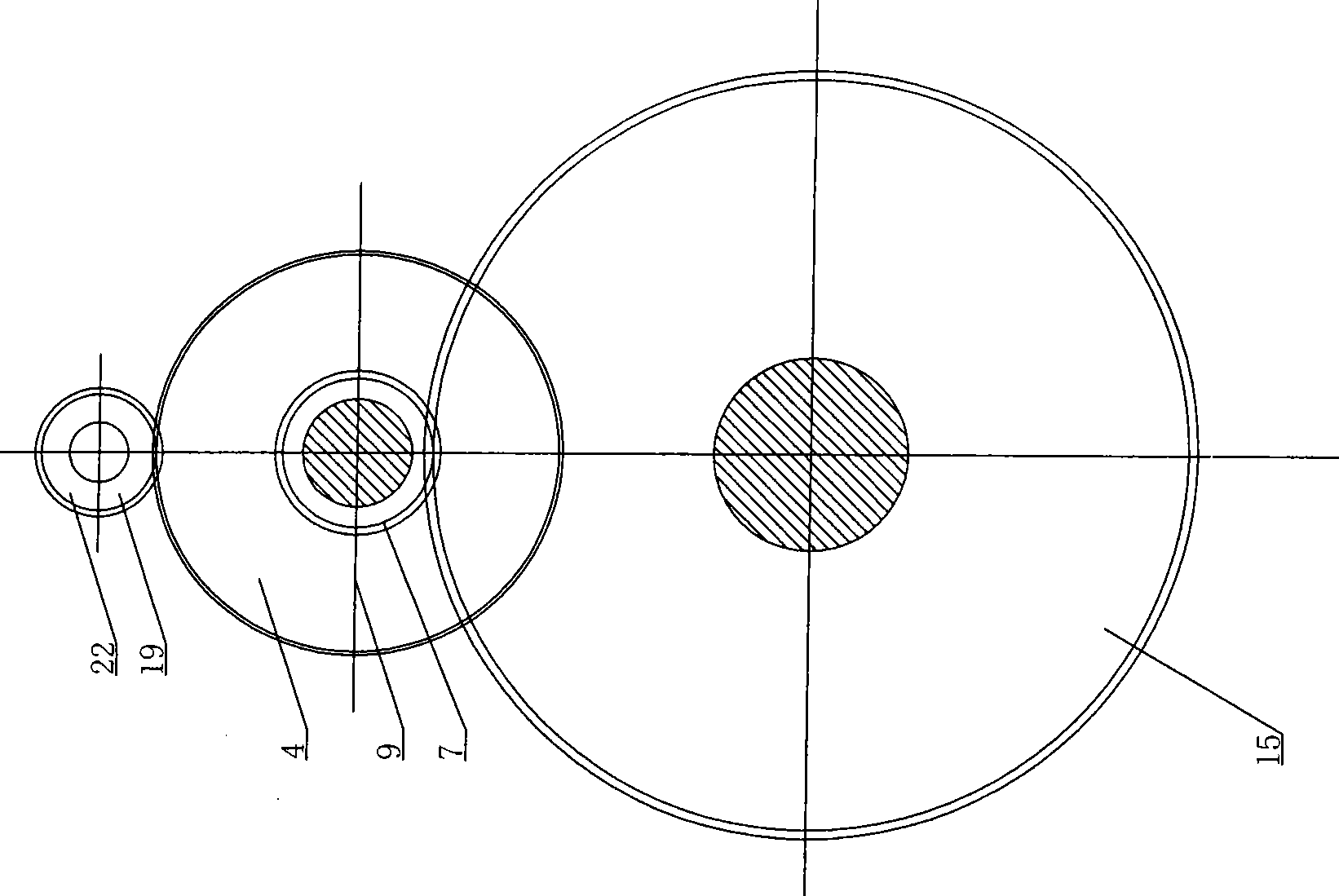 High-power gearbox for ship with PTO and PTI functions