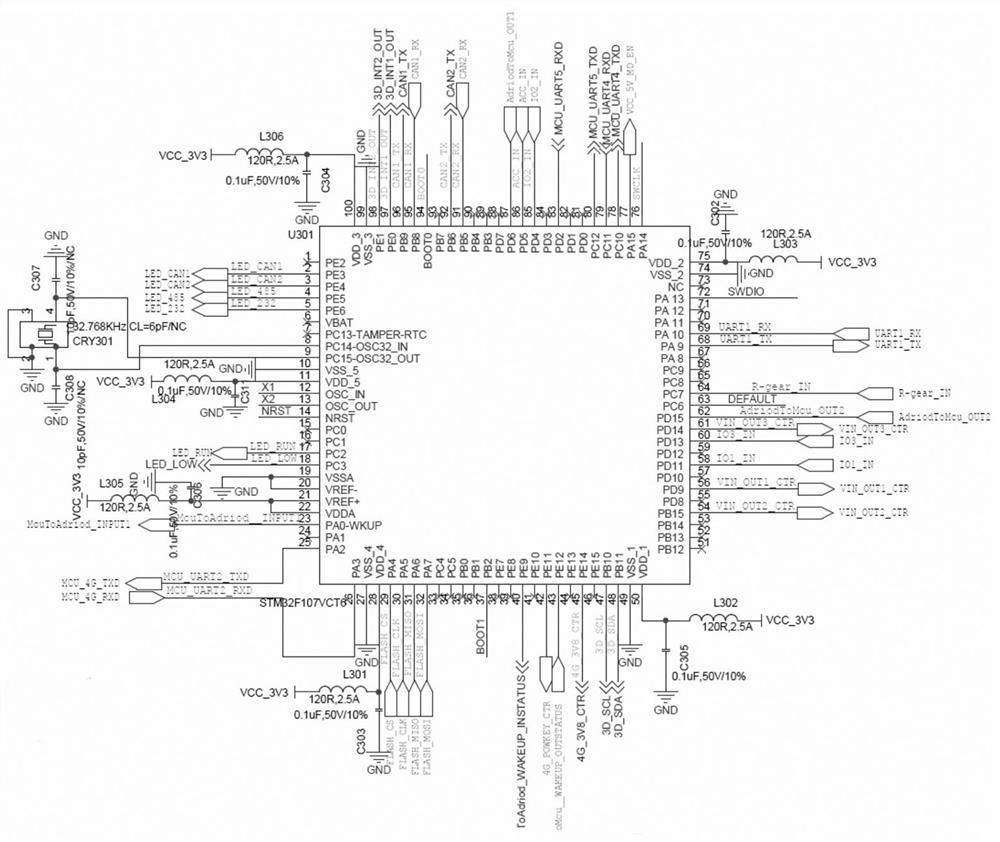 Method and system for switching power-saving working modes of mining intrinsic safety type vehicle-mounted terminal