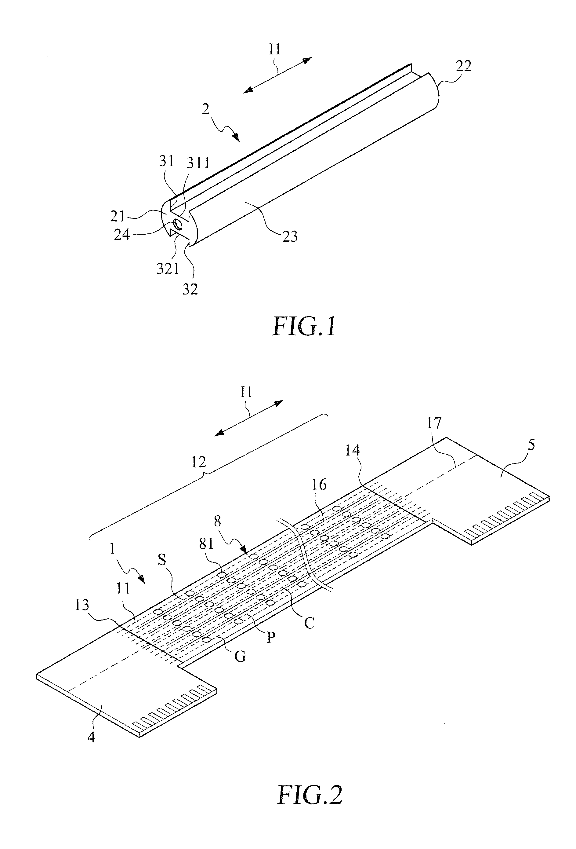 Bundle division structure for flexible circuit cable