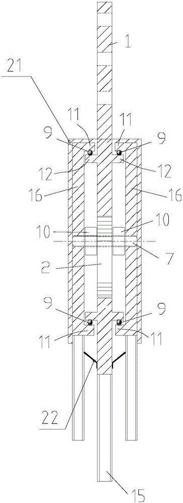 Strain increasing device and damper