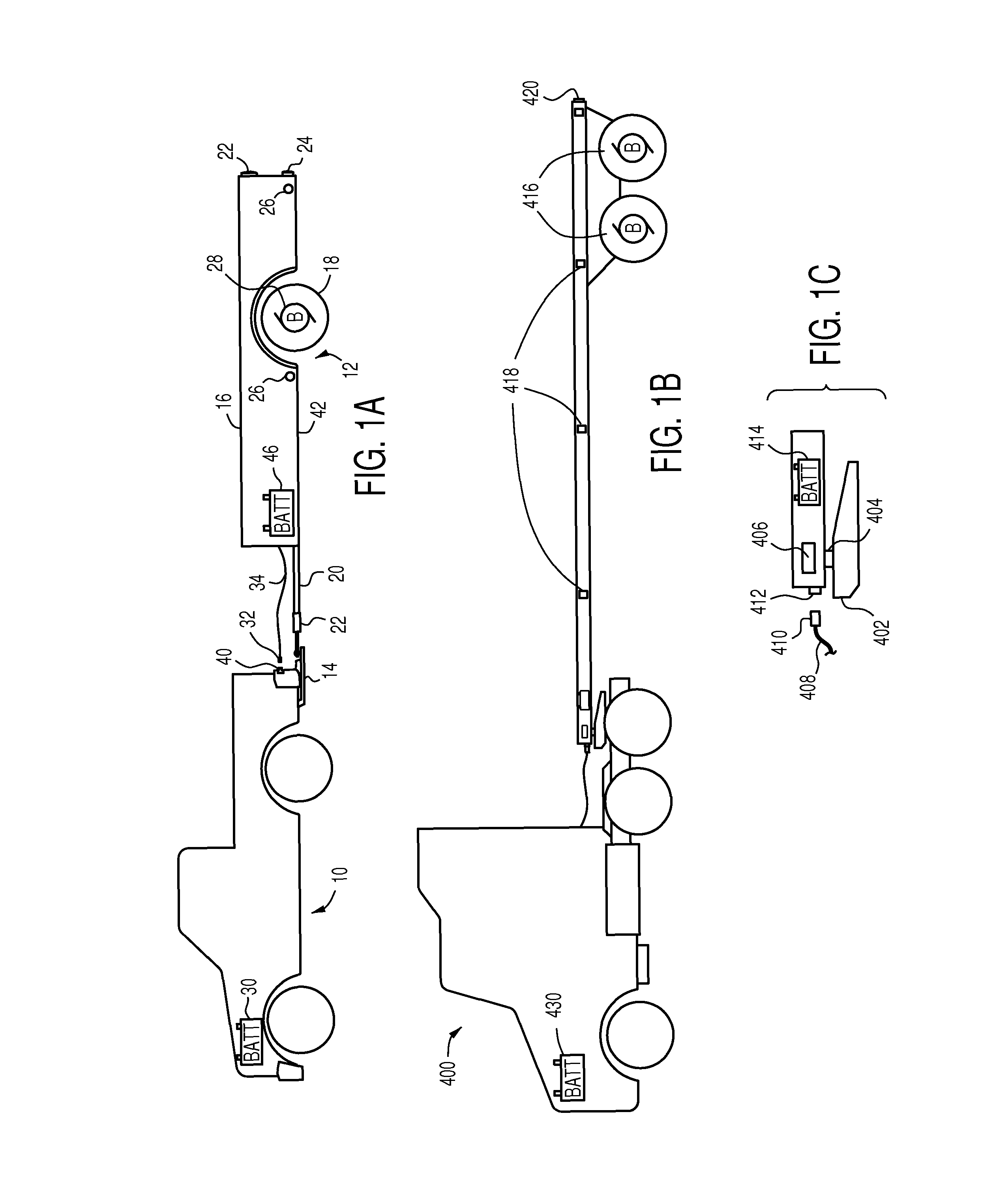 Break-away switch actuated trailer lighting and braking system