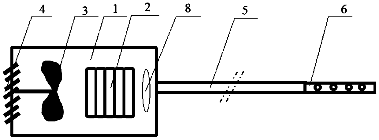 Tunnel ice melting device