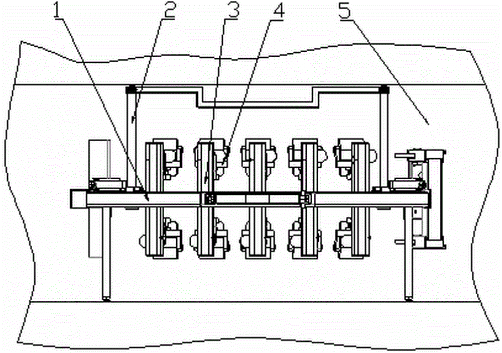 TOFD ultrasonic non-destructive testing self-positioning fixture of welded rotor