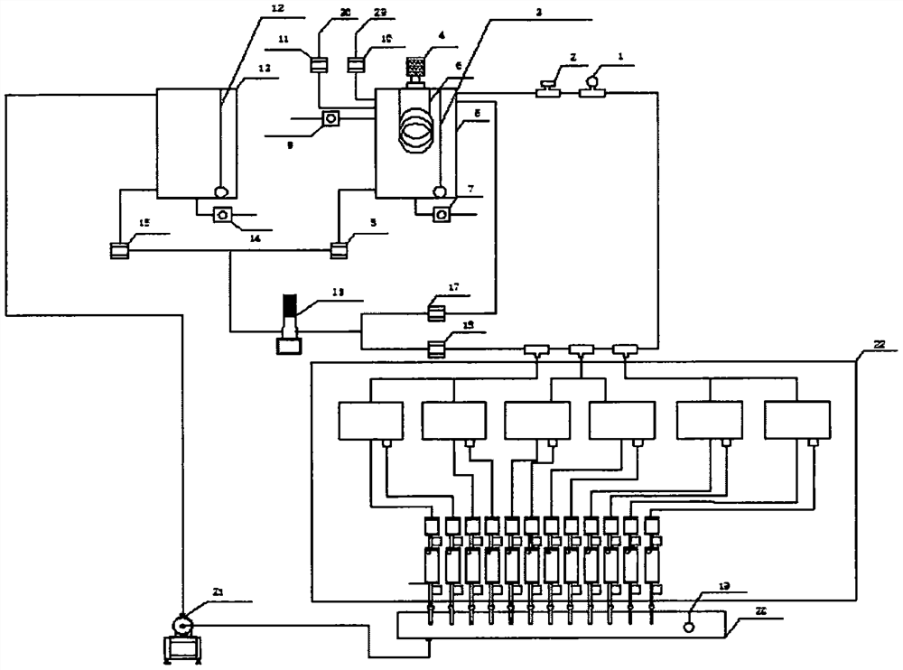 Device for testing water purifier