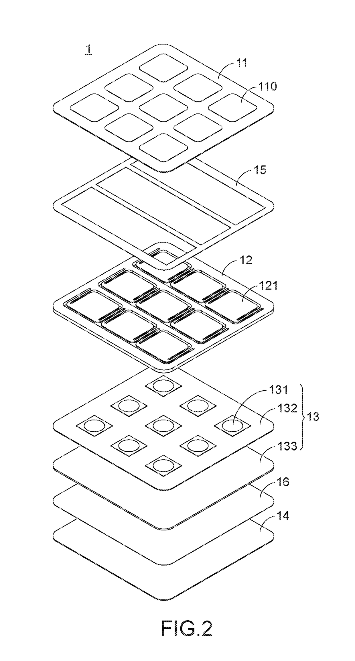 Slim-type keyboard