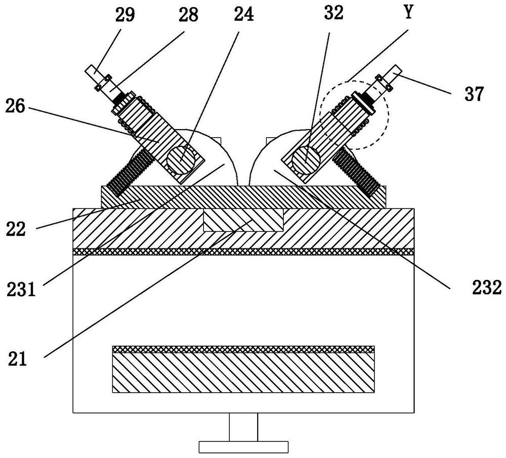 A medical device for the rehabilitation of the legs of a patient lying on a hospital bed