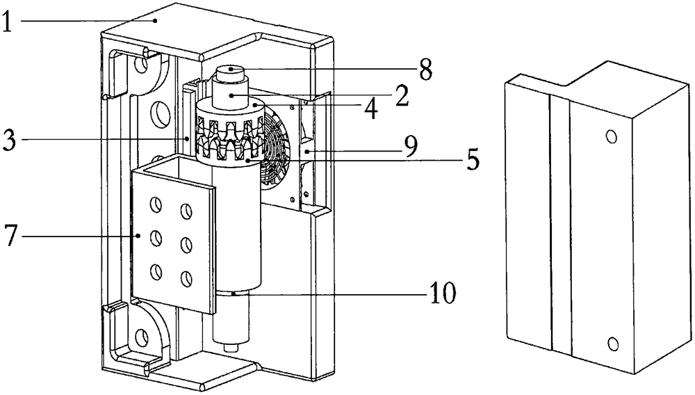 Novel parking door hinge