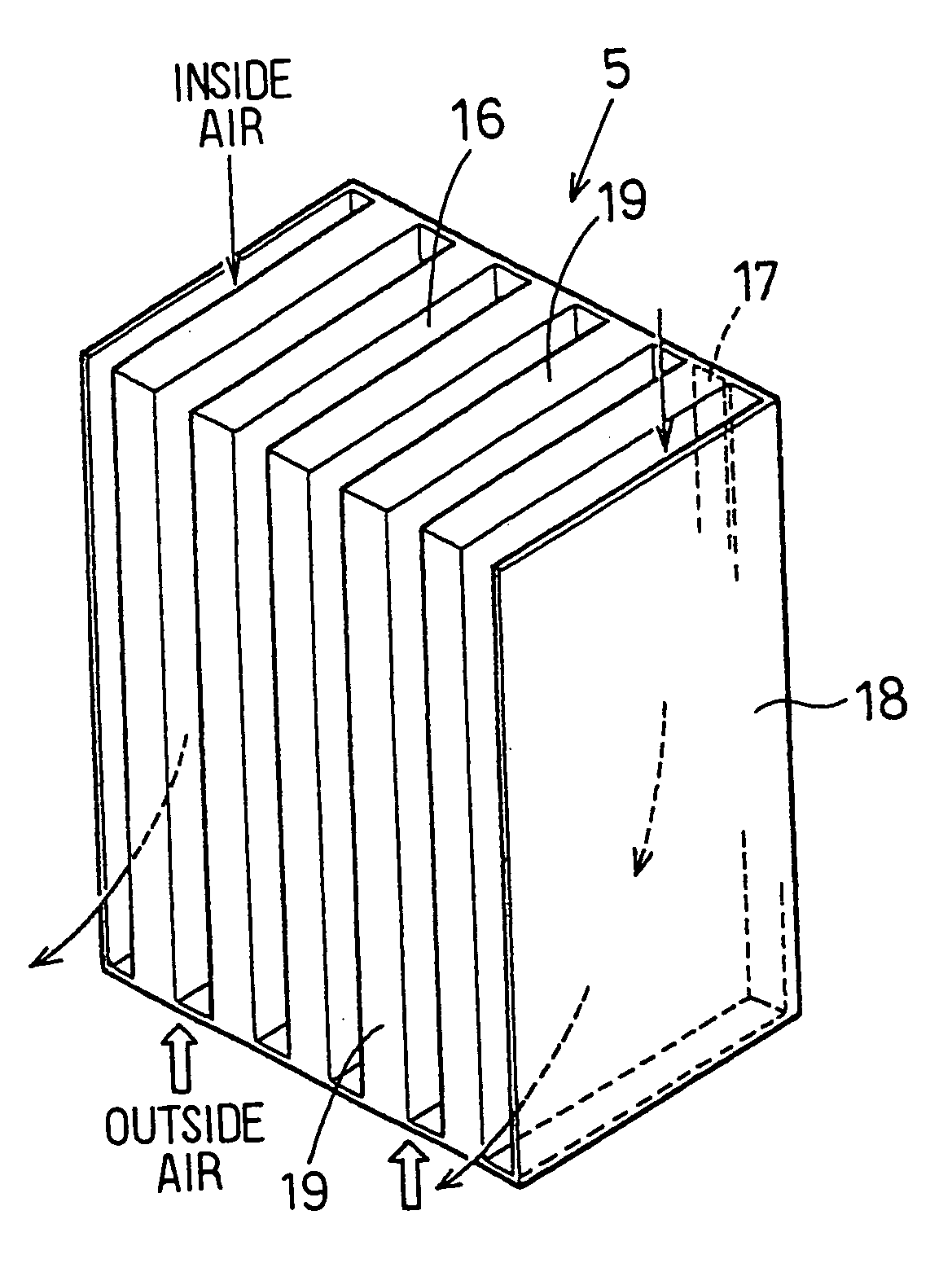 Cooling device with water proof structure