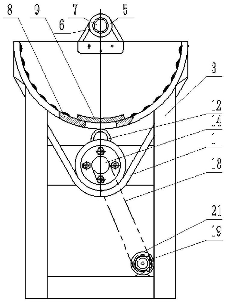 A livestock feeding device that reduces waste and facilitates collection