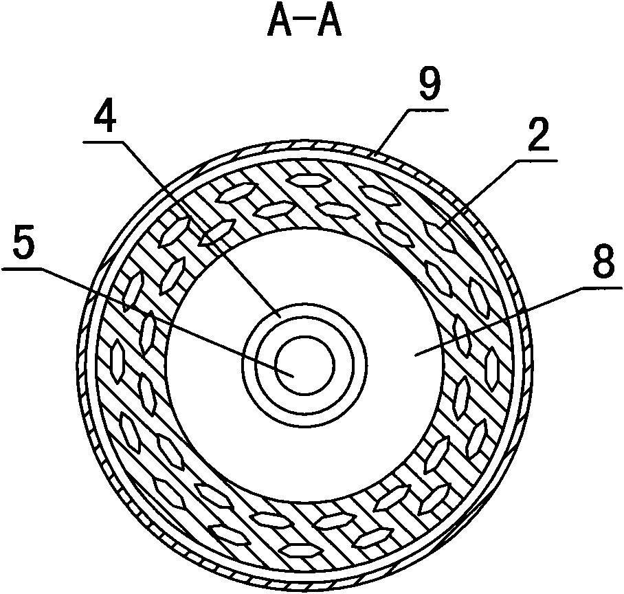 Round tube type binding instrument and sealing mode thereof