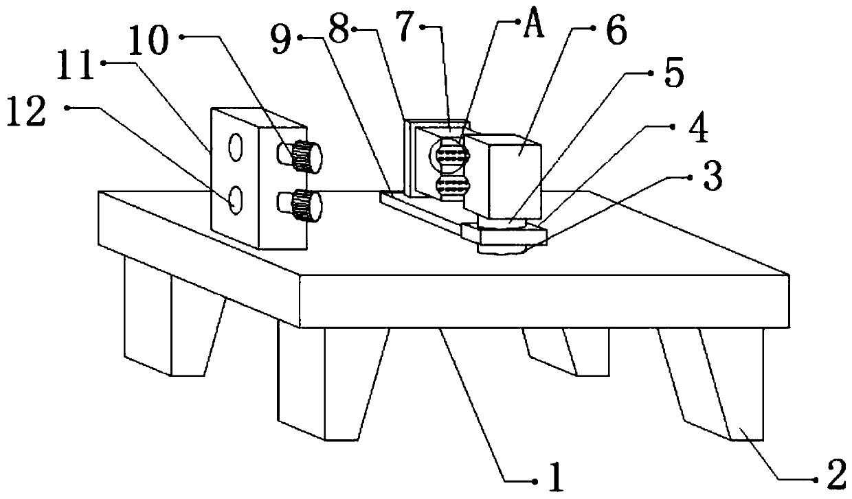 Bending device for water pipe processing