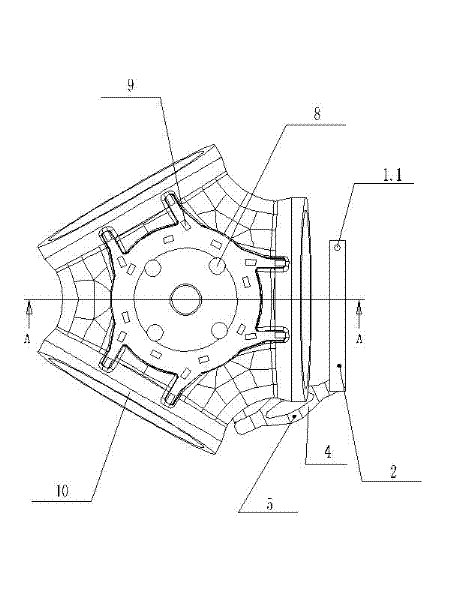 Wheel hub of wind turbine generator system (WTGS)