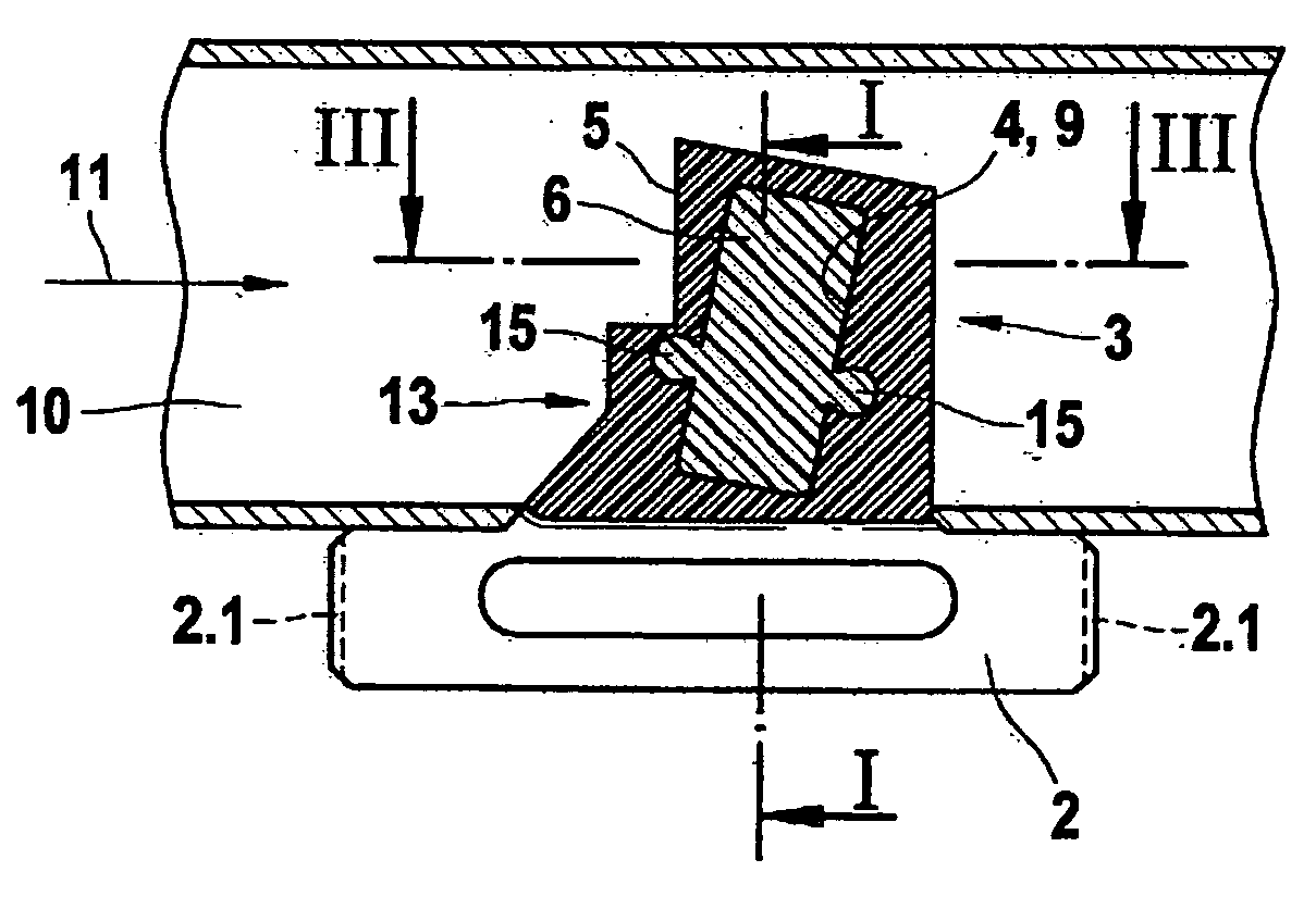 Printed-circuit board having a plastic part for accommodating a measuring device