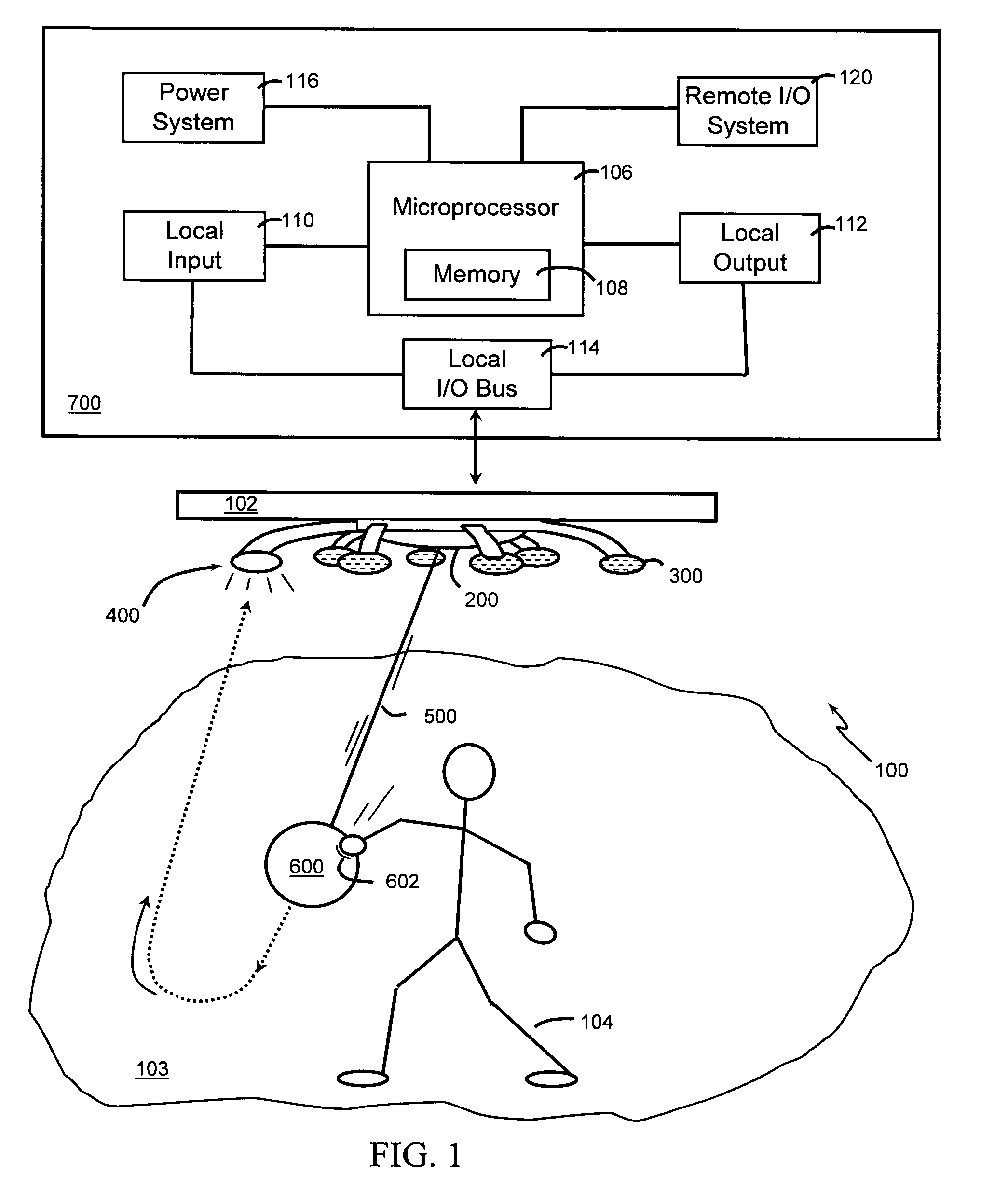 Tethered ball game having targets and indicators