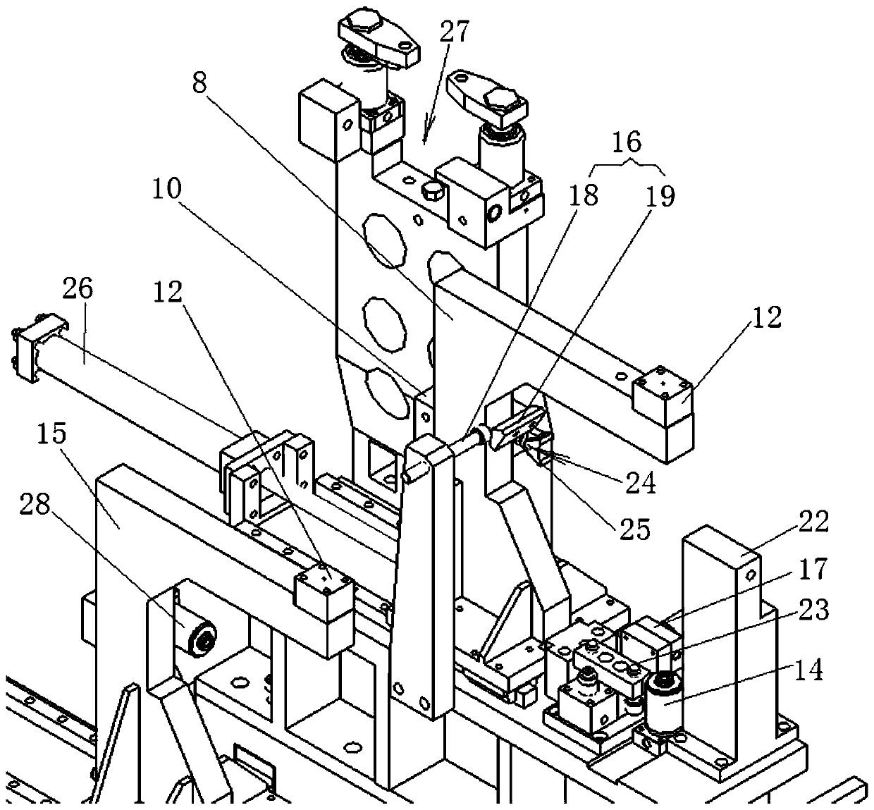 A clamping and positioning method for a special-shaped beam and a clamping and positioning tool