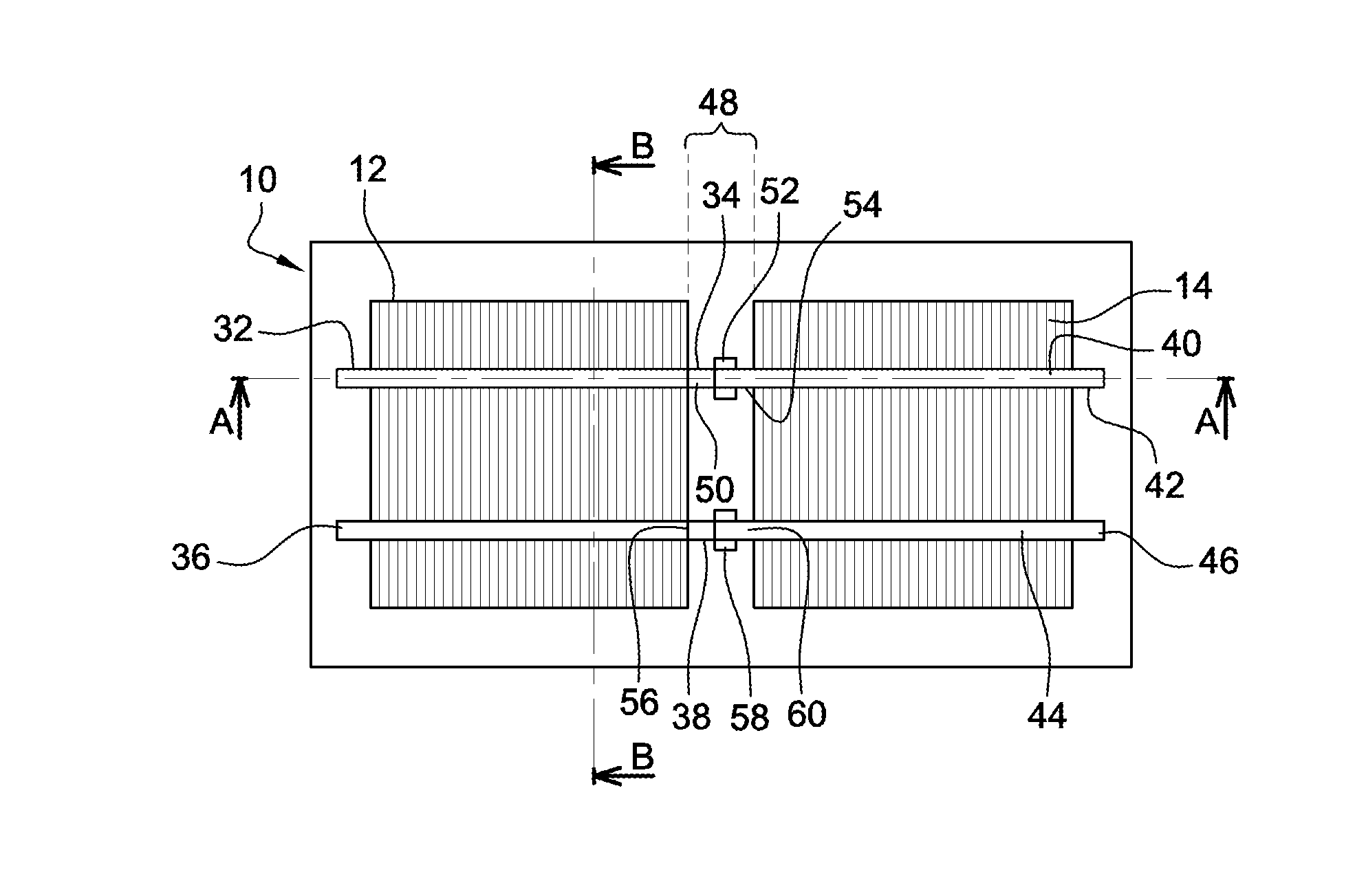 Photovoltaic module comprising conductors in the form of strips