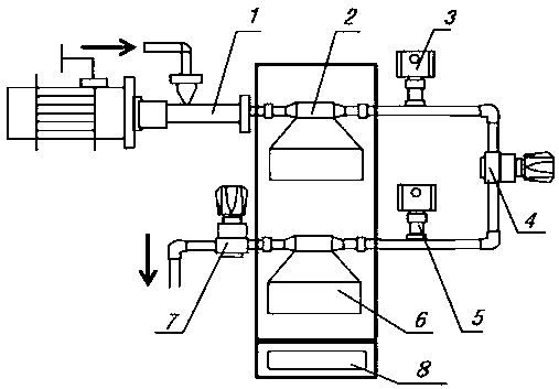 Online density measurement instrument for constant-temperature duel-pressure vibration tube type drilling fluid and measurement method