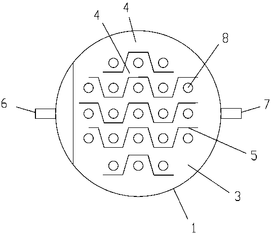 A Baffled Loaded Photocatalytic Reactor for Wastewater Treatment