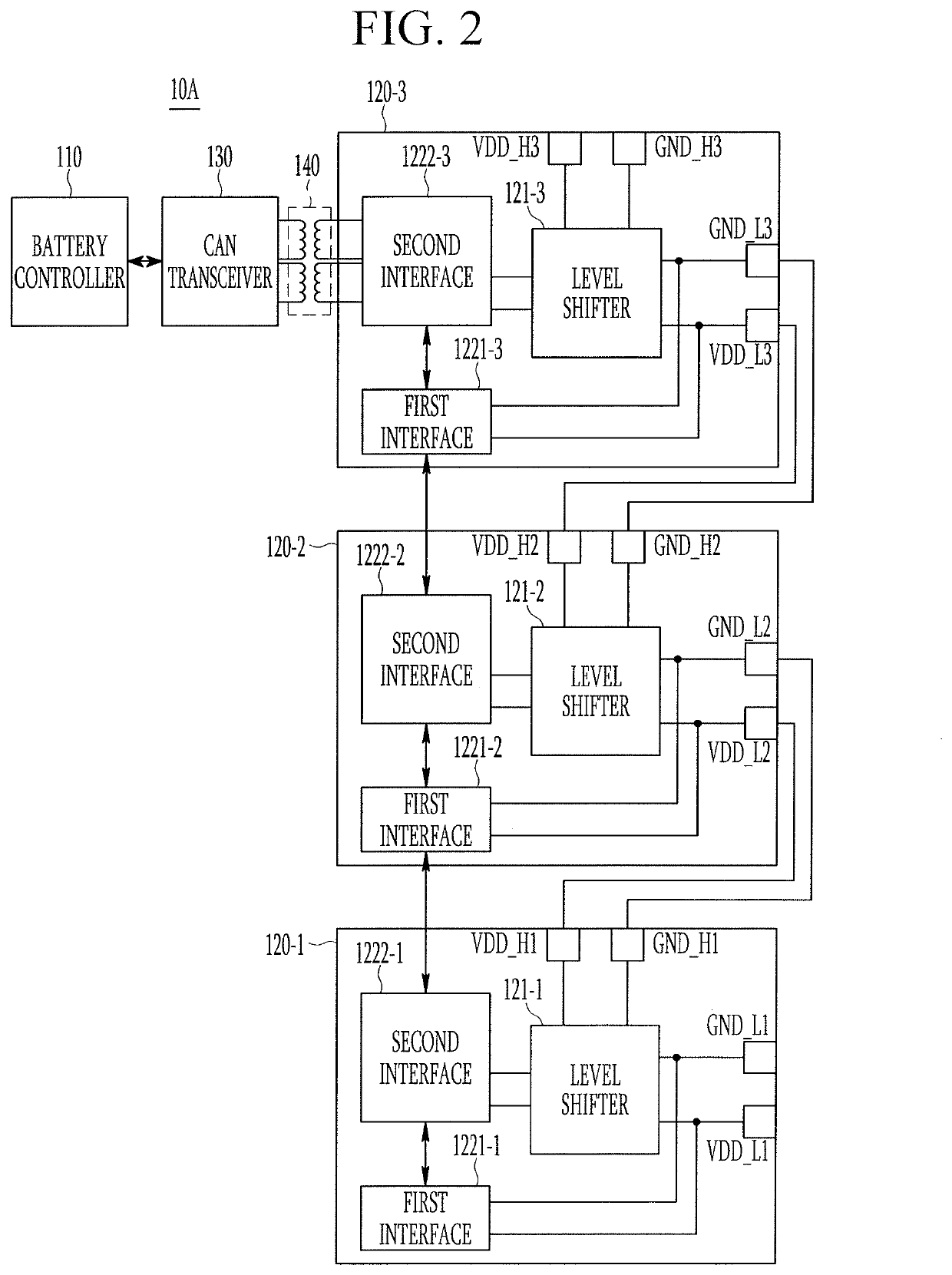 Voltage detection integrated circuit and battery management system including same