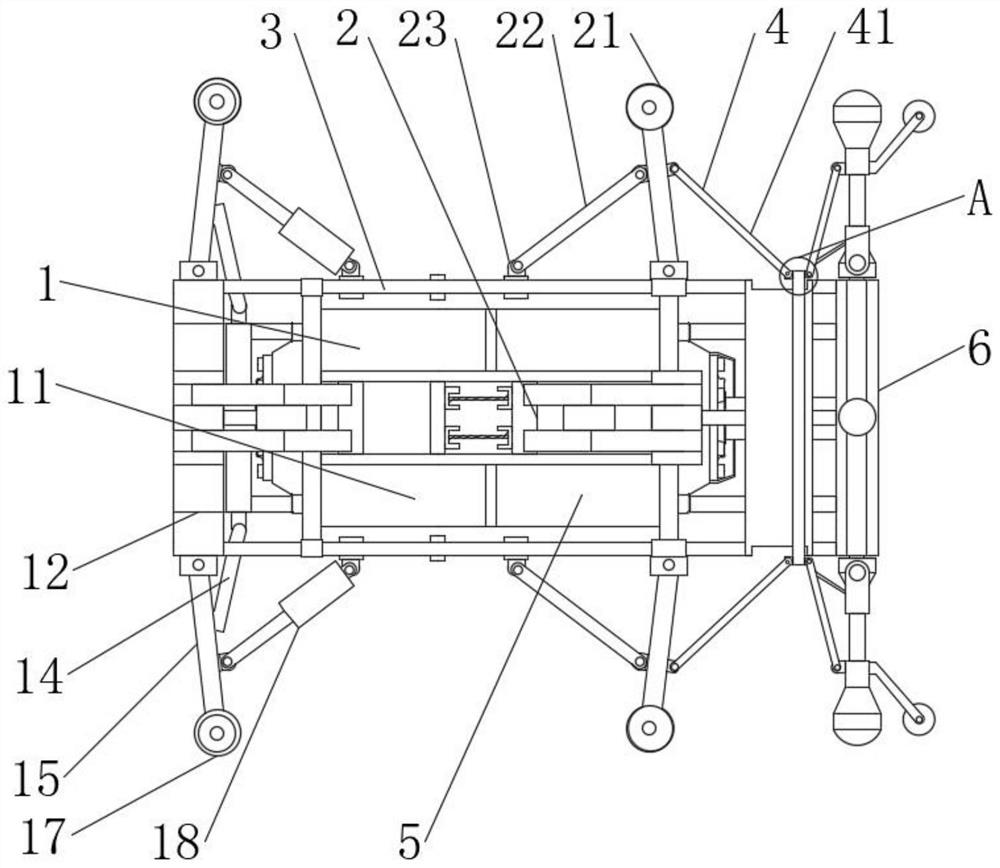 Inner wall polishing device with self-adaptive adjusting structure for pipeline machining