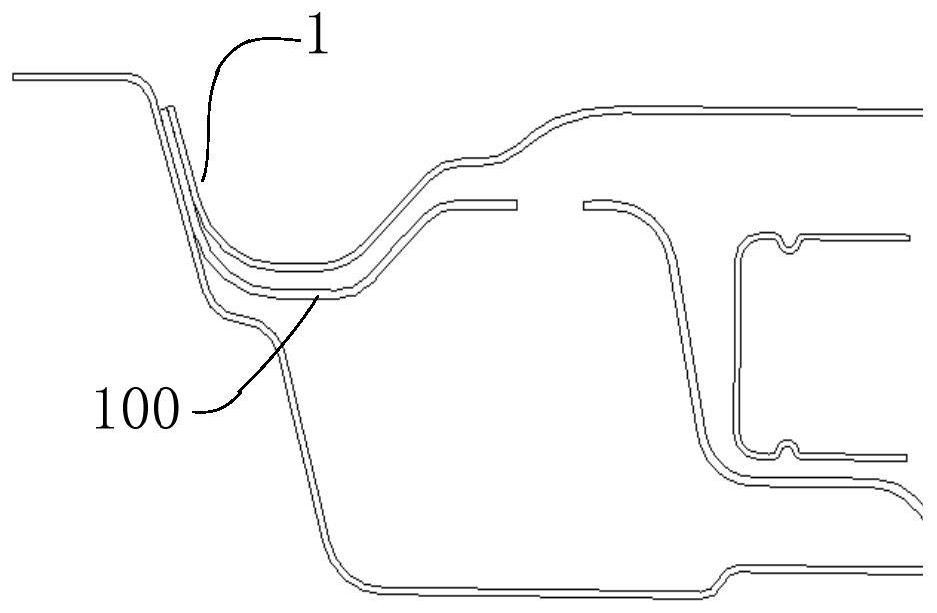 Vehicle door reinforcing structure, vehicle door assembly and vehicle