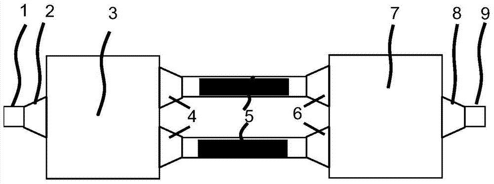 Silicon dioxide and polymer combined and integrated optical waveguide type thermal-optical modulator