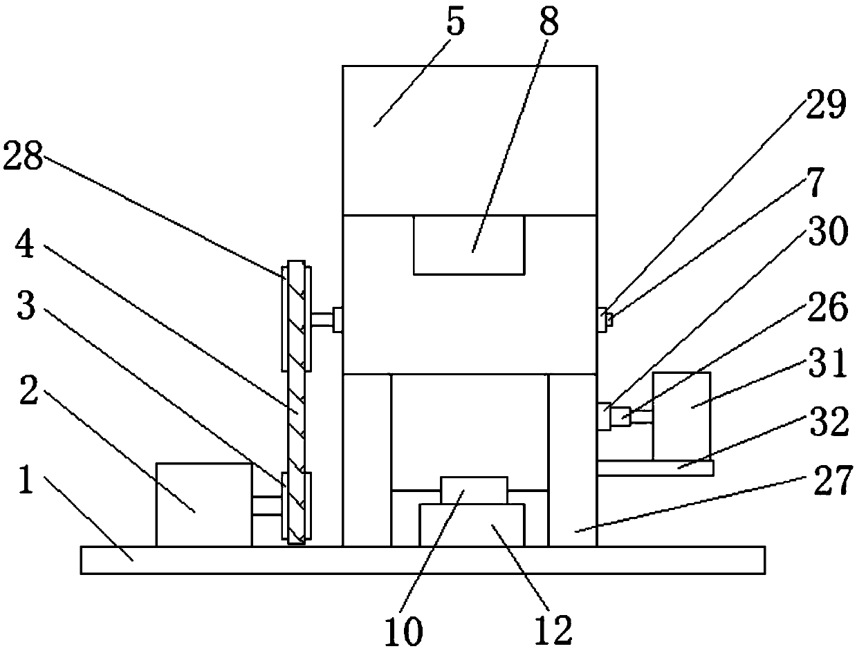 Full automatic fodder chopping device