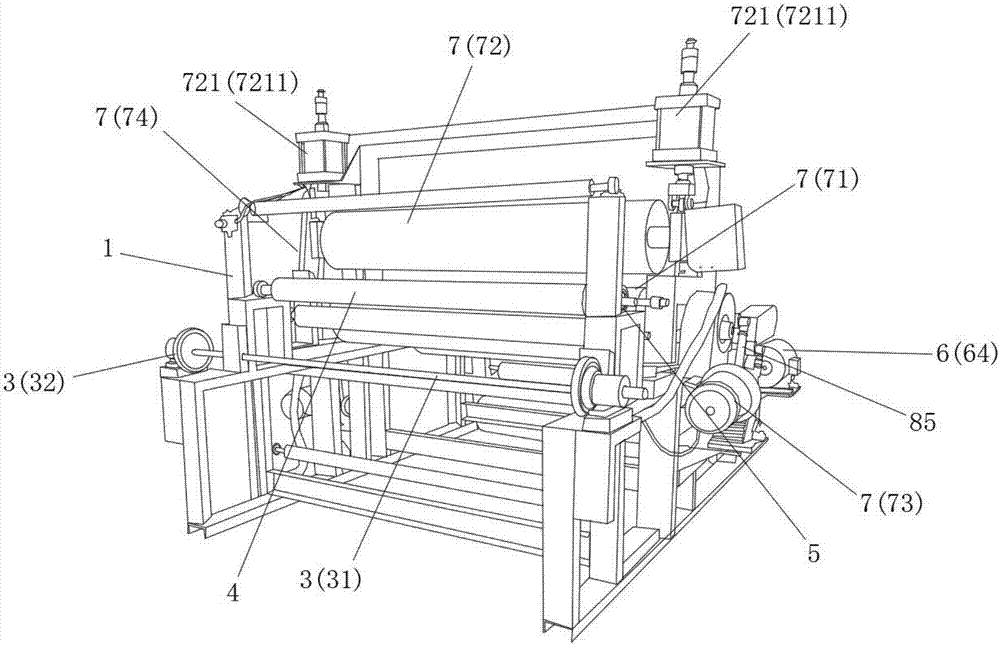 PU film and fabric lamination equipment and method