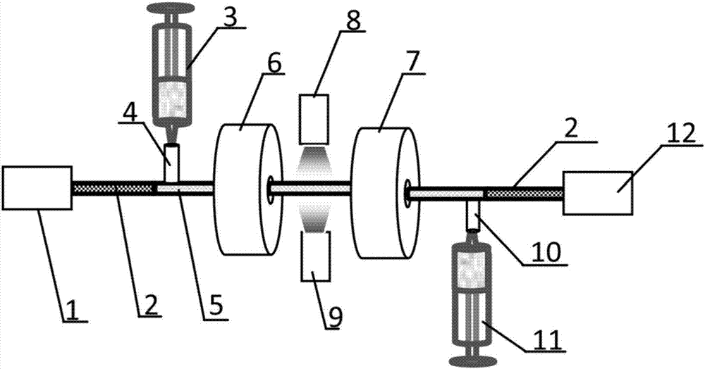 Device for magnetic nanoparticle self-assembly photonic crystal fiber