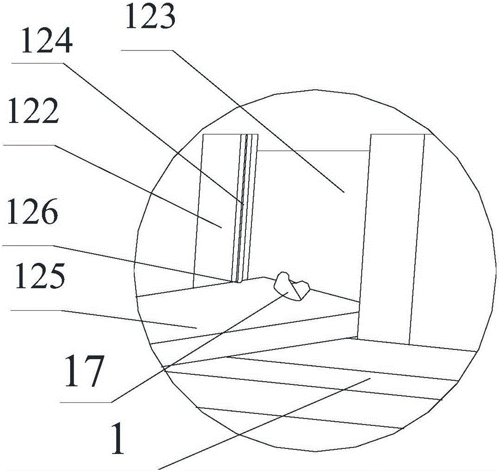 Oblique inserting double-lifting feeding and clamping device