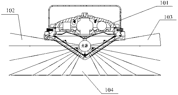 Anti-explosion type narrow light distribution LED tunnel lamp