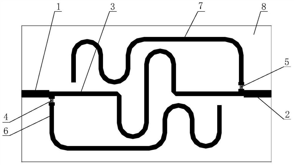 Miniaturized microstrip equalizer based on thin film circuit