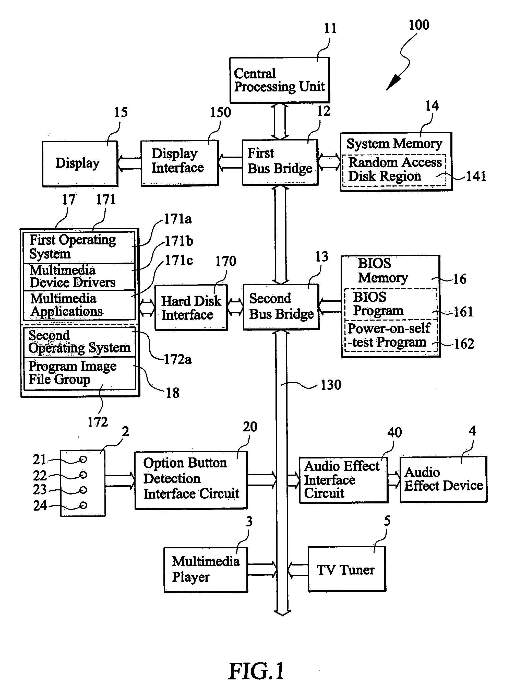 Method for express execution of computer function options by loading program image file