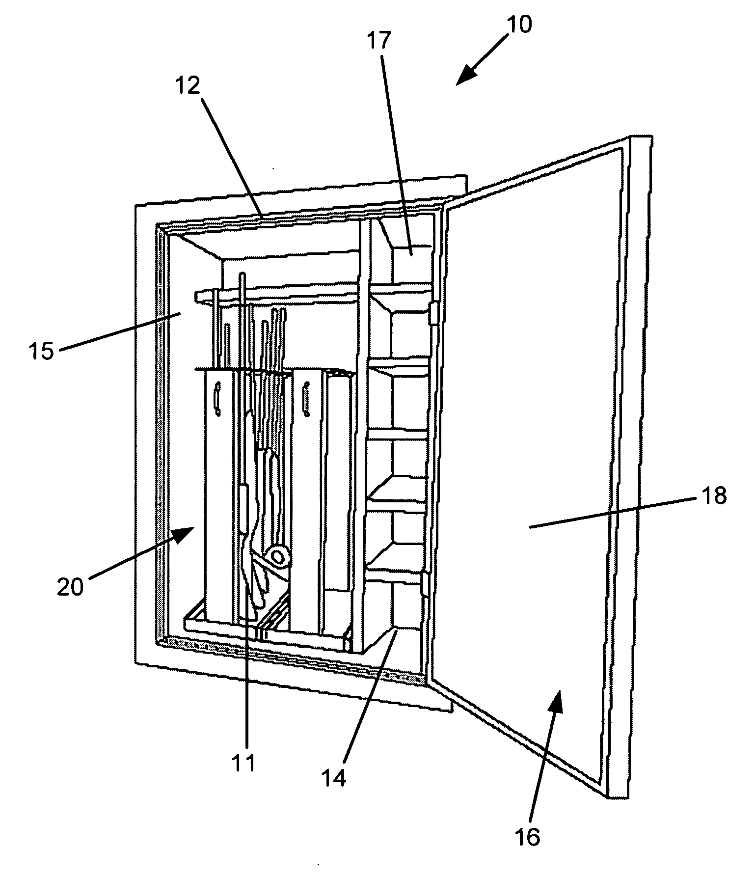 Pull-out gun racking system