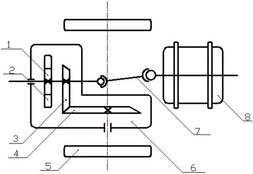 Mining locomotive walking part system