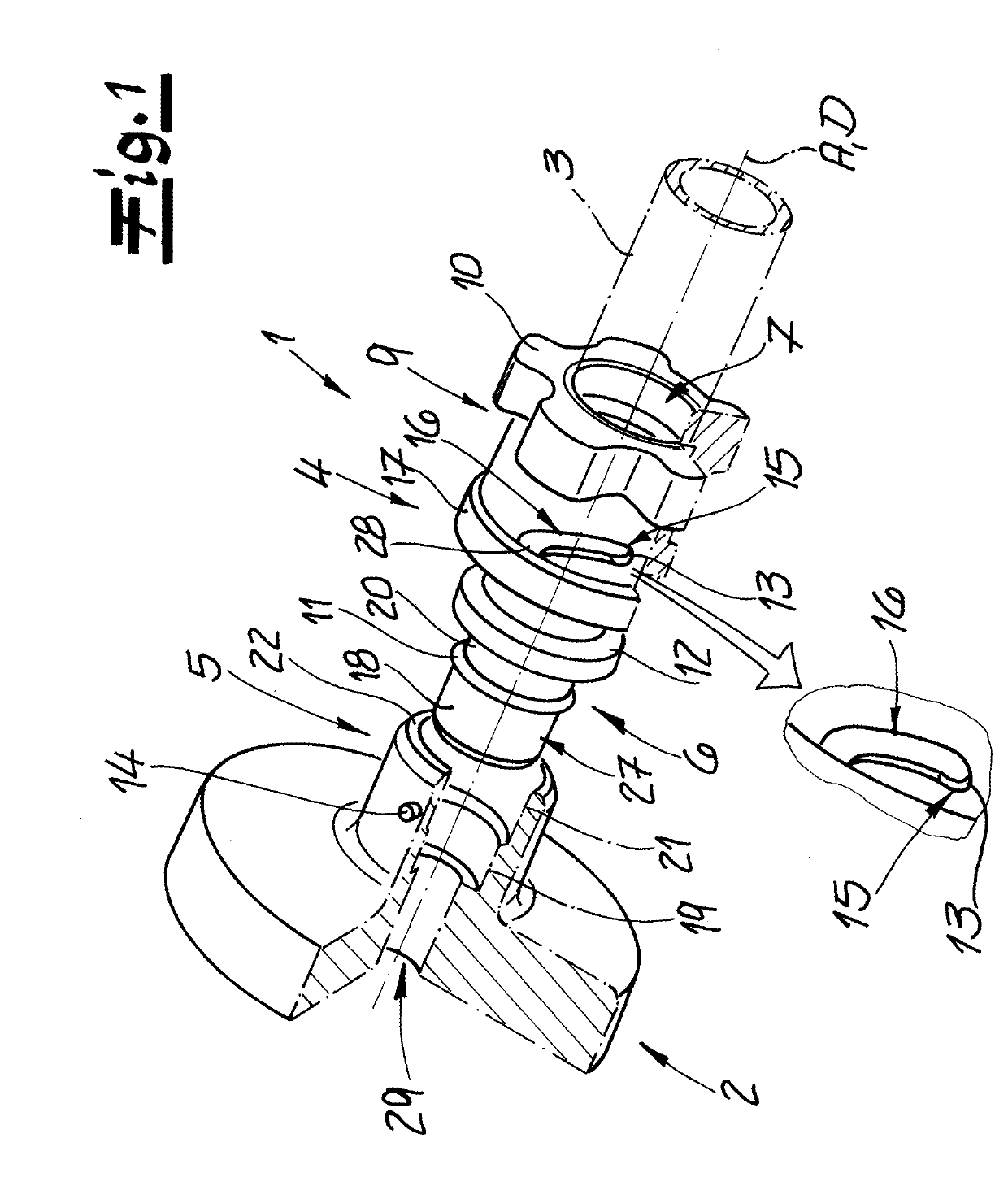 Fluid line for connection with a coupling